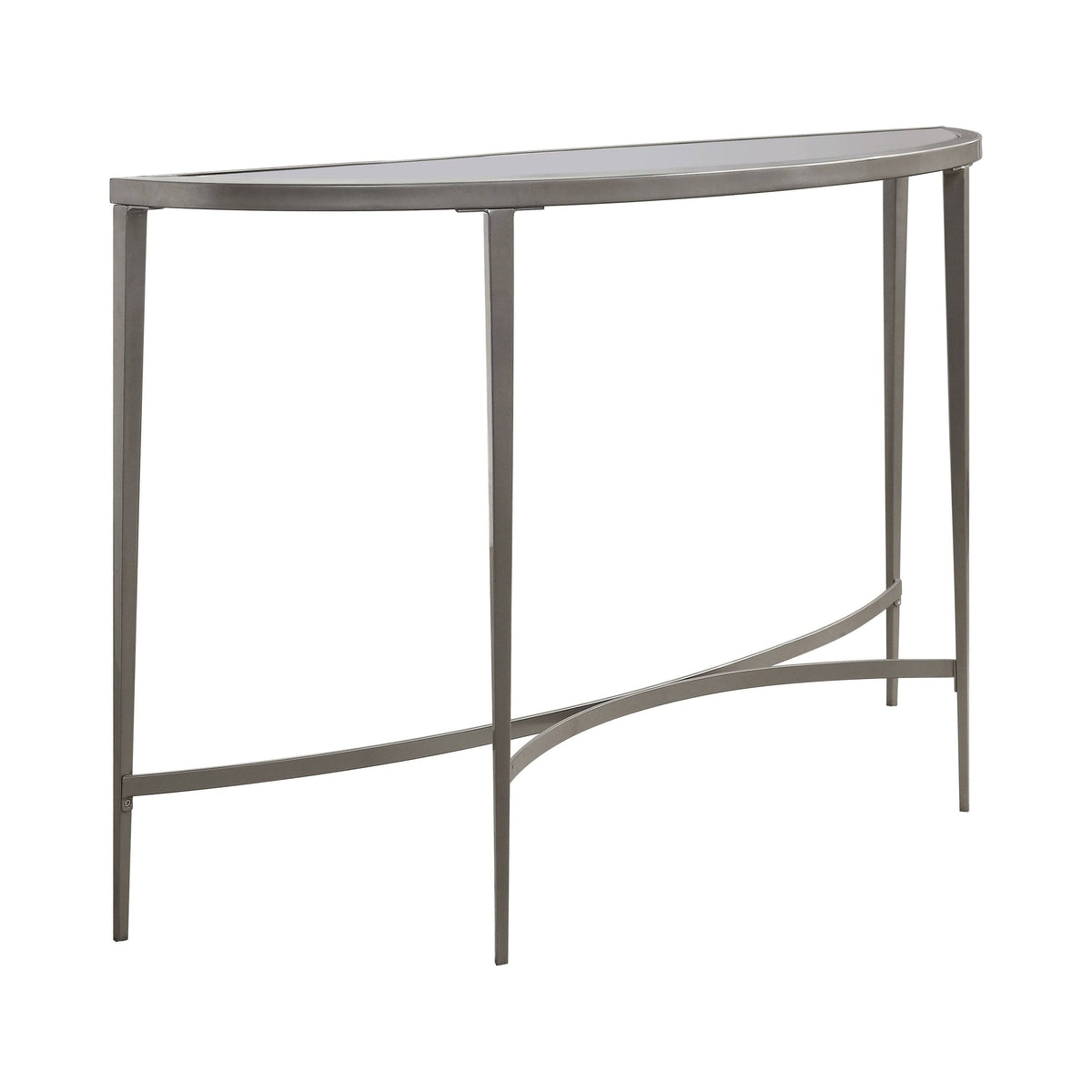 White Tempered Glass Sofa Table H8284