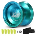 Aluminum Yoyo Ball With Bearing Strings And Glove C132484