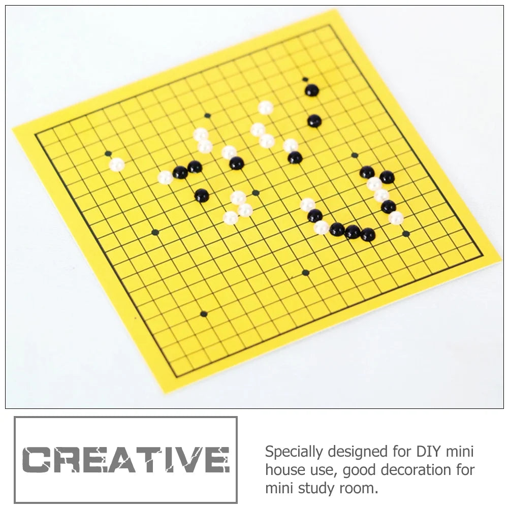 Tiny Chess Board Security Plastic Paper 3 Sets F108237