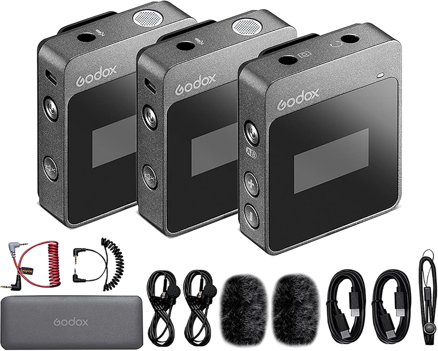 Wireless Lavalier Microphone for Cameras Smartphones Tablets X855137