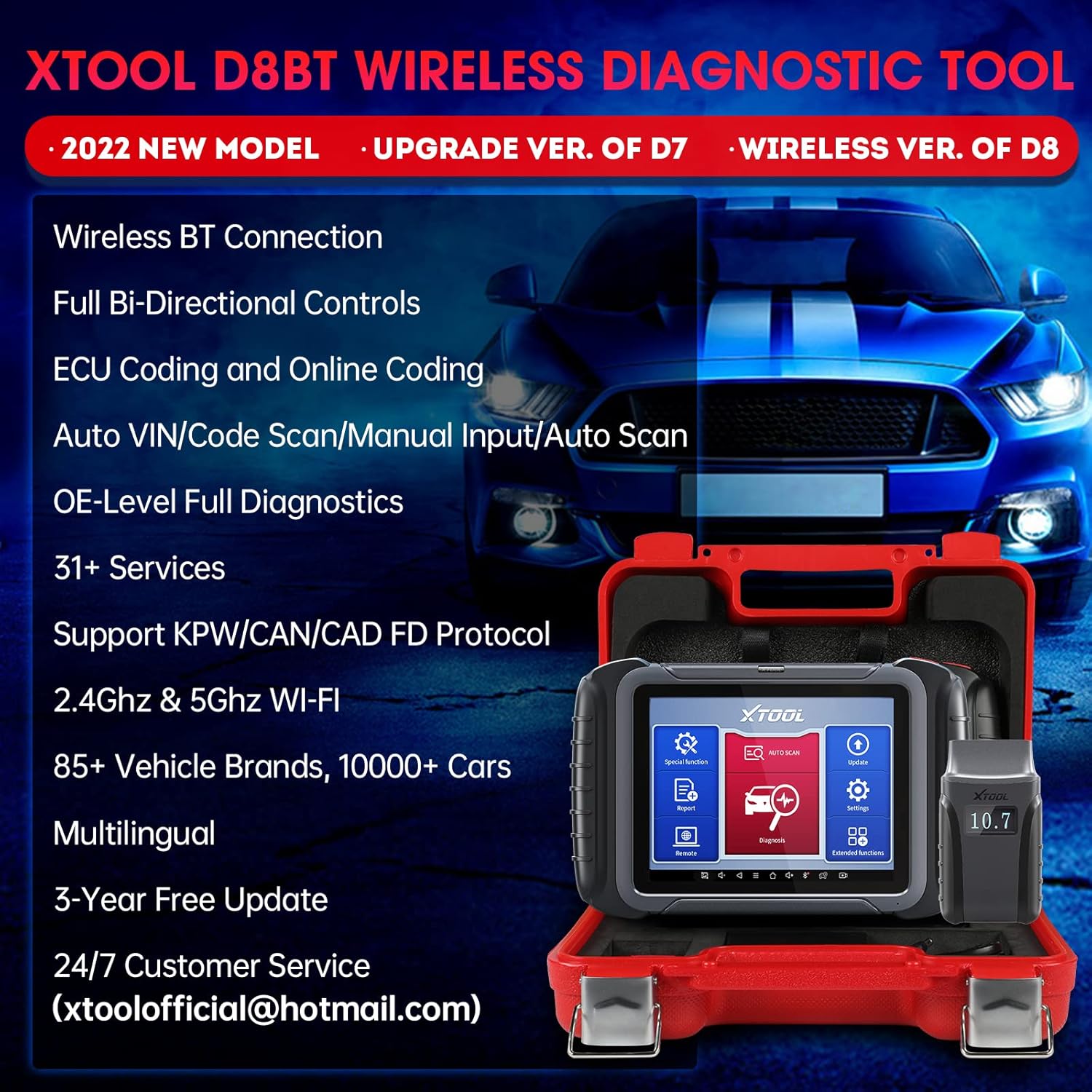 Wireless Automotive Diagnostic Tool H263