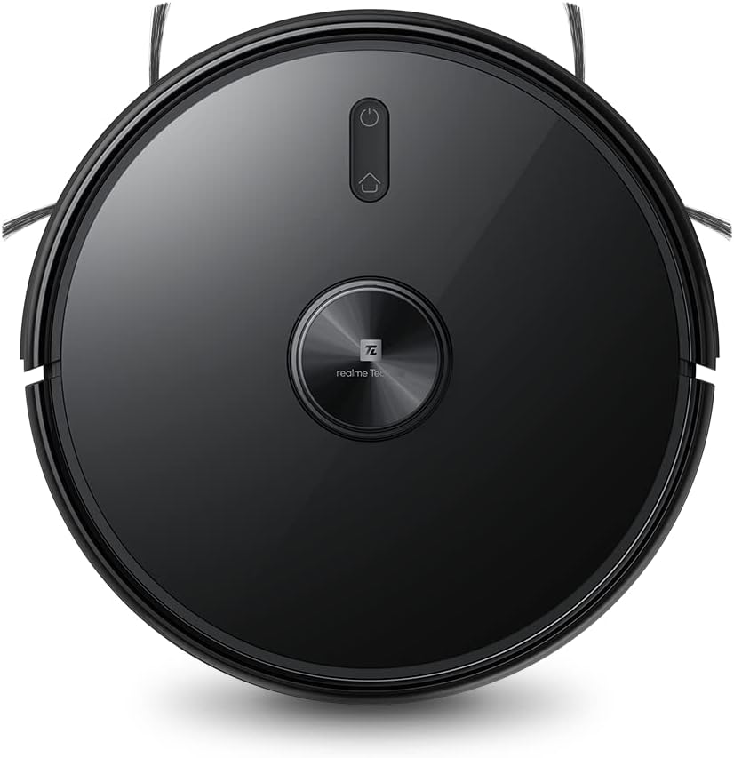 realme Robot Vacuum Cleaner with Lidar Navigation, 3000pa Suction, 180min Runtime H120739