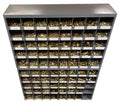 5170 Piece Grade 8 SAE Fine Thread Hex Head Cap Screws Bolt Assortment with Flat and Lock Washers, Hex and Lock Nuts, (2) 40 Hole Bins T890