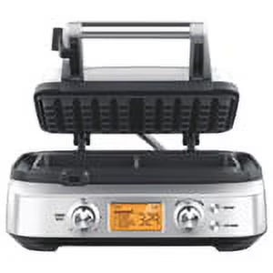 Brushed Stainless Steel 2 Slice Waffle Maker U580693