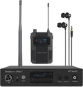 UHF Mono Wireless in-Ear Monitor System with Metal Transmitter and Bodypack Receiver U1569