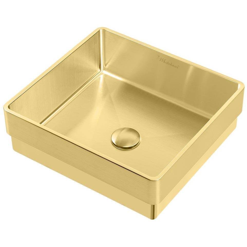 Semi-Recessed Basin Set with Center Drain V947