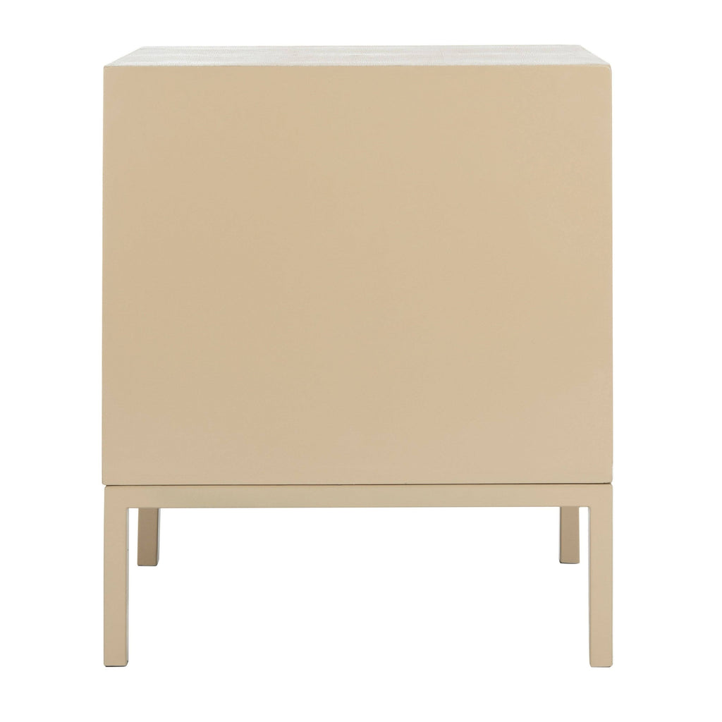 Natural Faux Shagreen Nightstand W907166