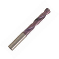35/64x22 Diameter Carbide 140 Point Coated Drill, Reinforced Straight Shank, 60mm LOC K6968