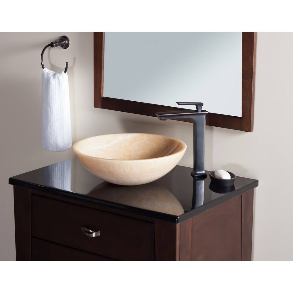 Oil Rubbed Bronze Single Lever Waterfall Vessel Faucet G2482