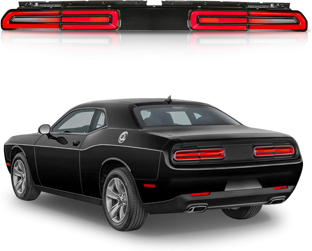 Smoked LED Tail Lights for Dodge Challenger A32888