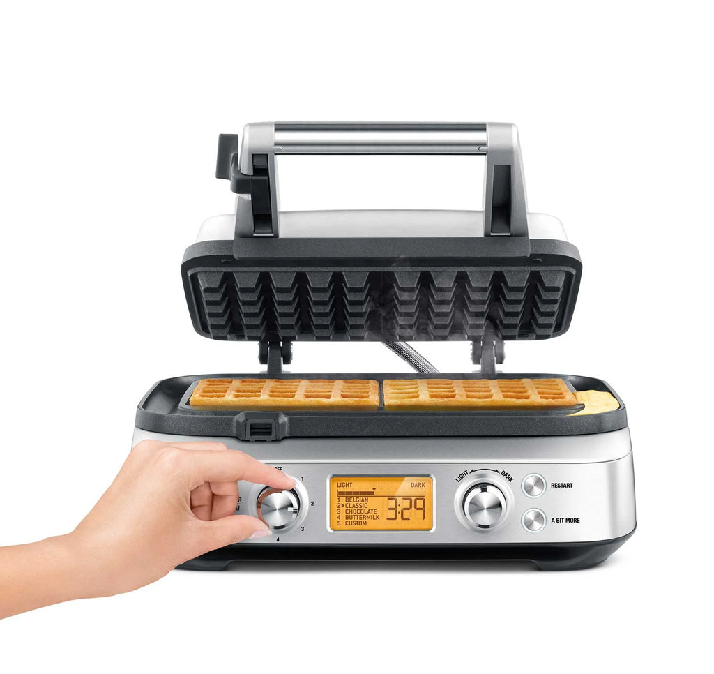 Brushed Stainless Steel 2 Slice Waffle Maker U580693