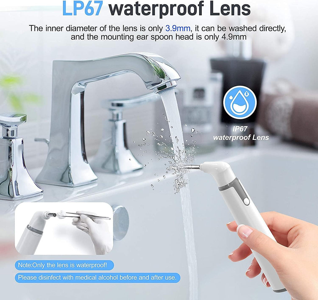 3.9mm Ultra-Thin WiFi Ear Scope Camera with 6 LED Lights B1367