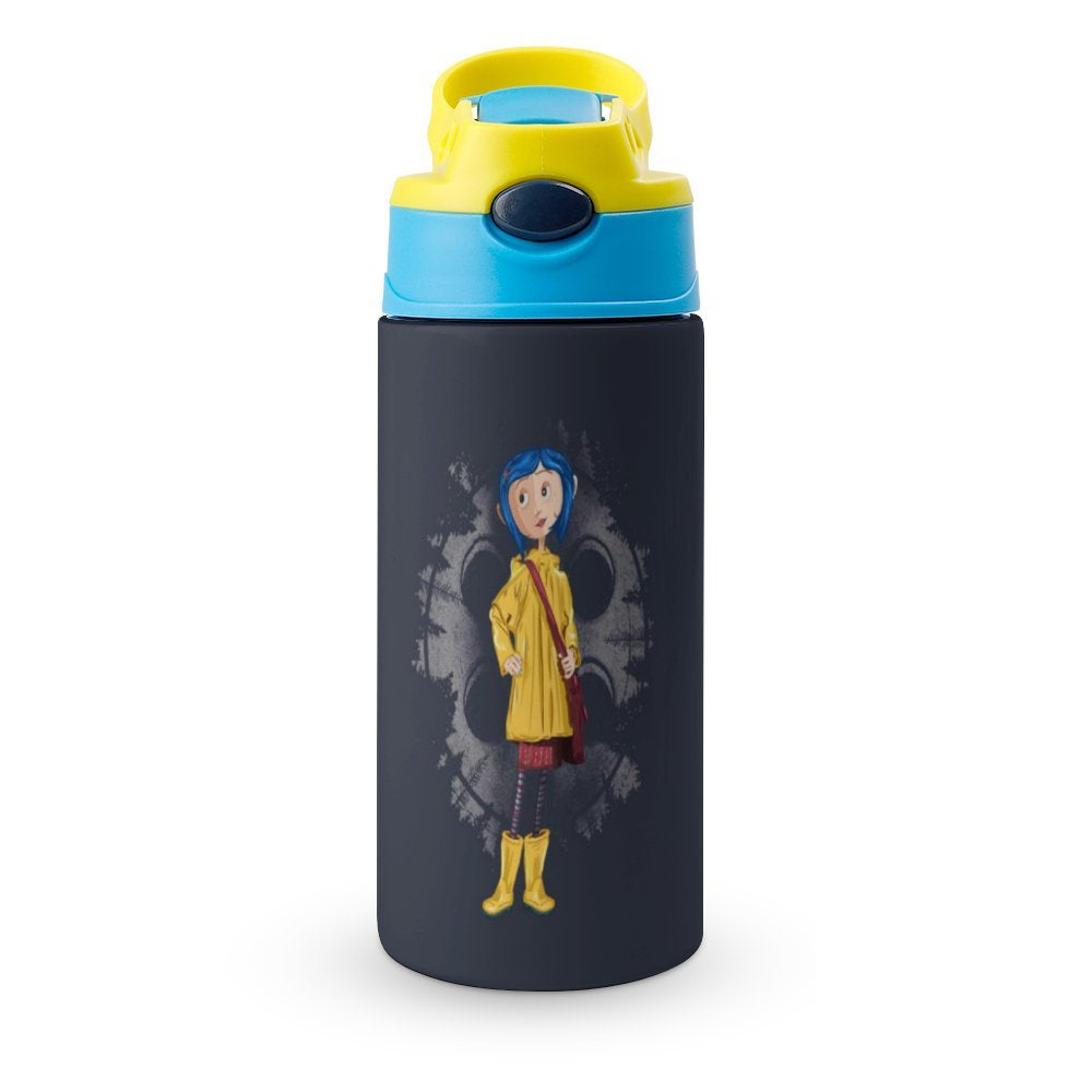 Insulated Stainless Steel Water Bottle with Straw P48353