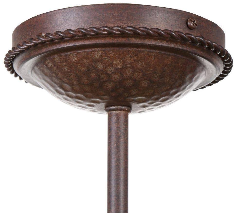 17 in. 3-Light Semi-Flush Mount with Glass Shade J1030