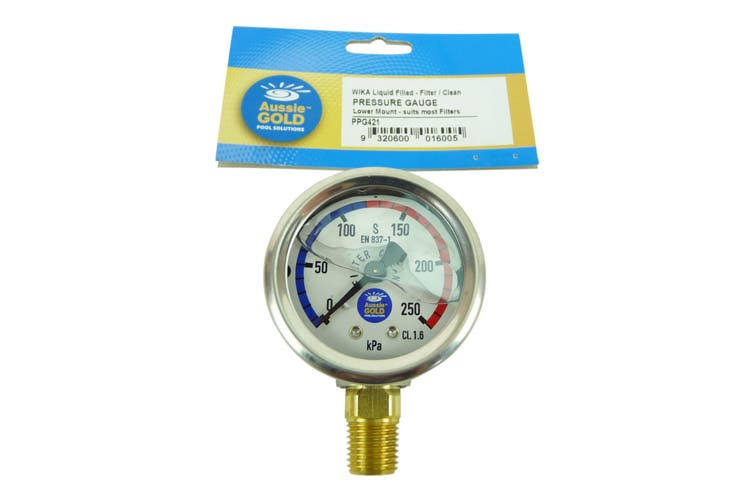 Liquid Oil Pressure Gauge Stainless Steel S146