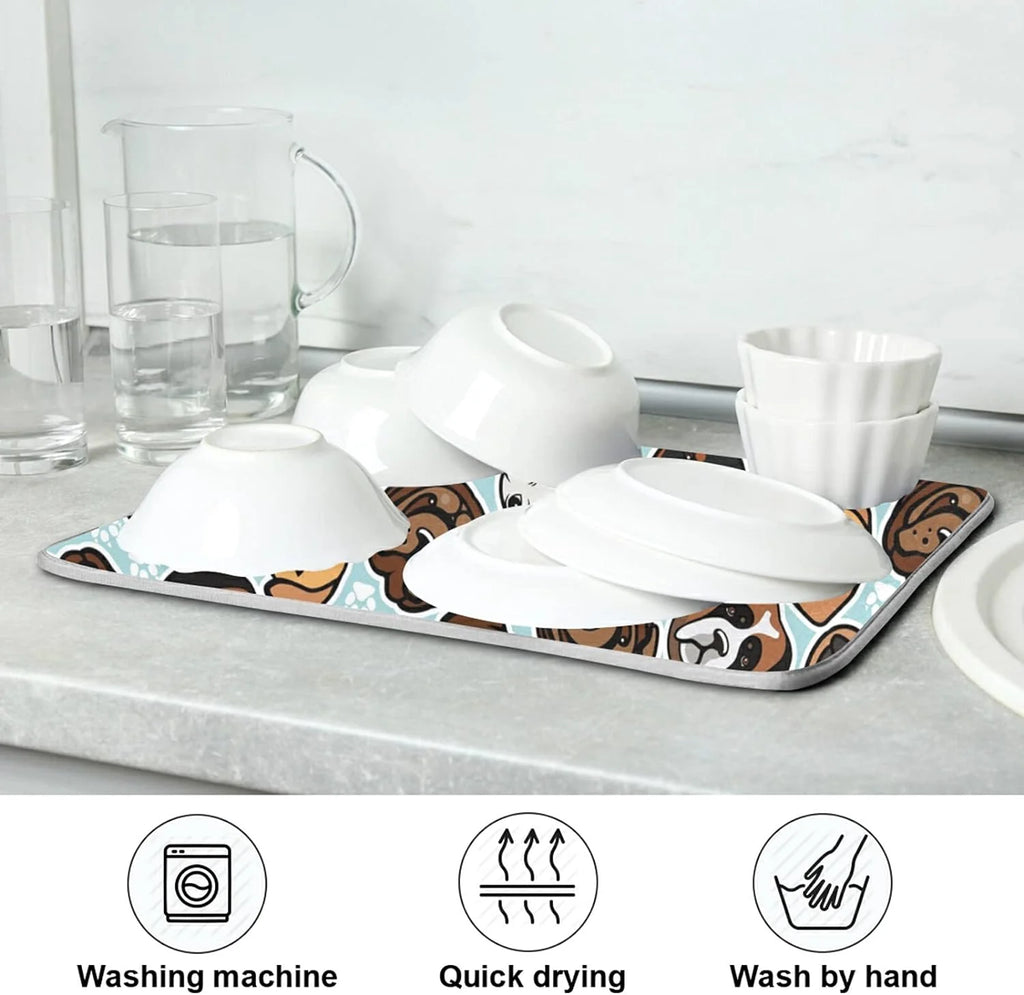 Microfiber Absorbent Drying Mat 16" × 18" V163775