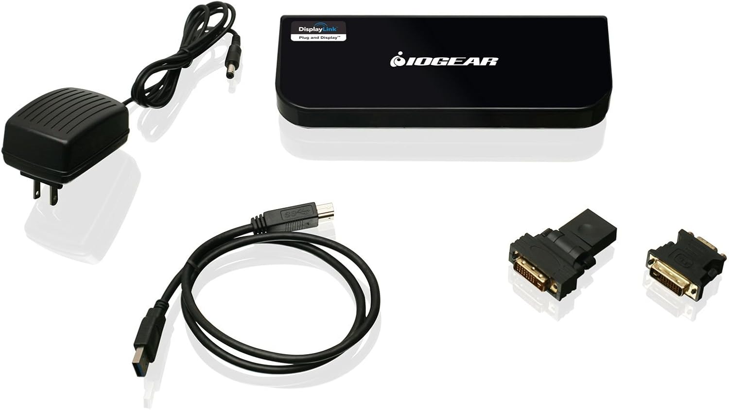 Red USB 3.0 Docking Station with Built-In Backup Drive Enclosure V759619