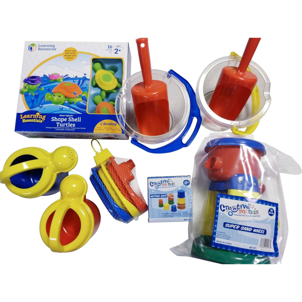 36 Pieces Sand and Water Toys Play Kit X53480