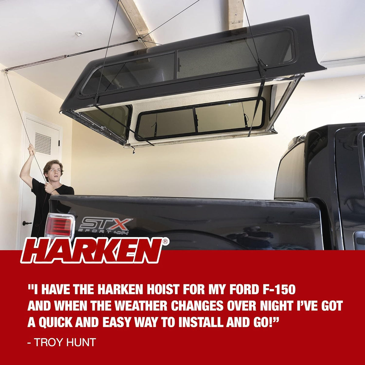Truck Cap Overhead Garage Storage Hoist R928078