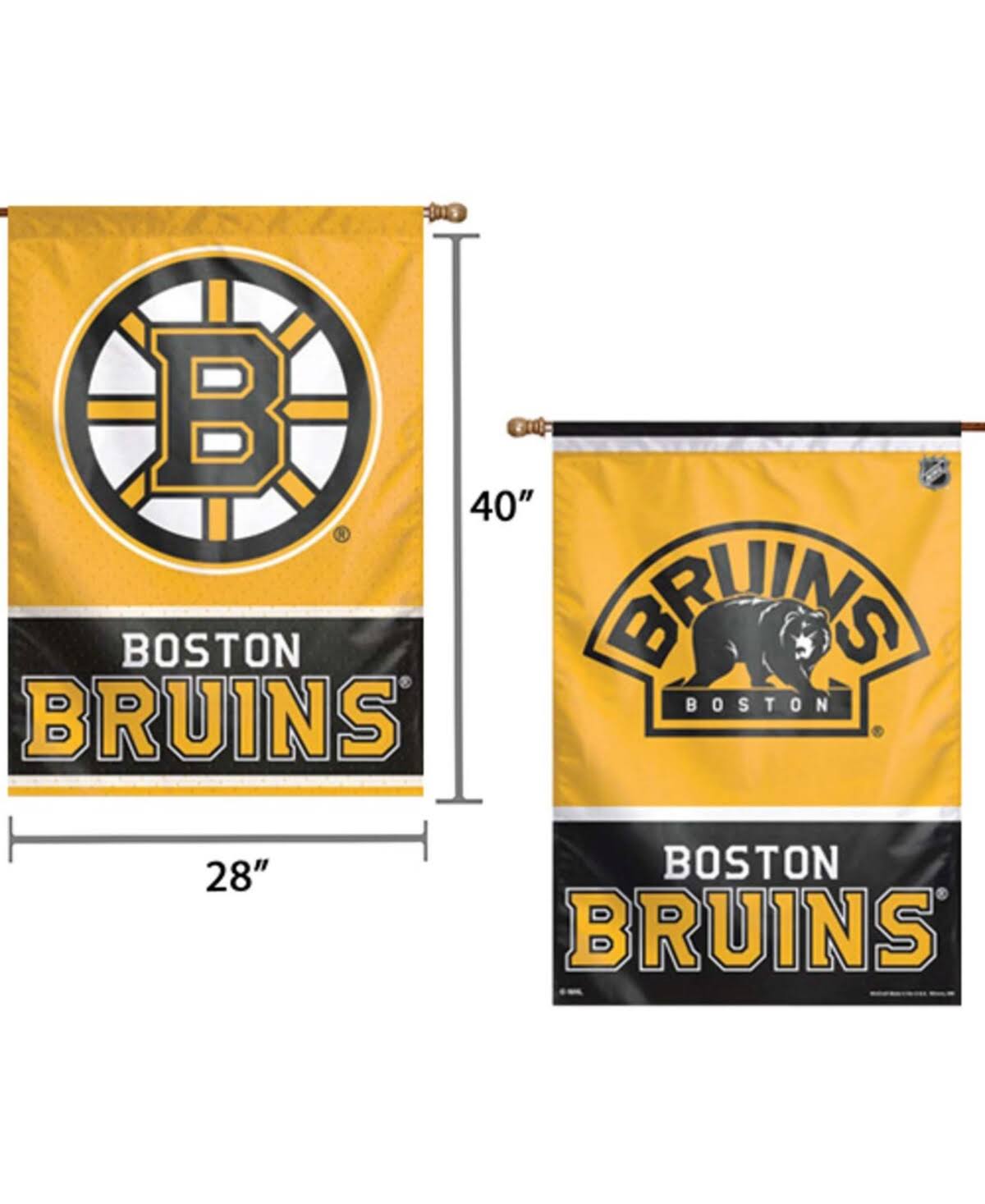 Boston Bruins Two-Sided Vertical Flag Q621371