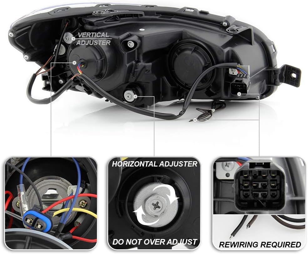 Projector Headlights Set P618452