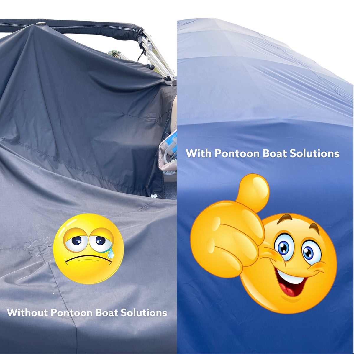 Pontoon Boat Canvas Solution with 9" Rise R196540
