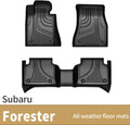 Black TPE All Weather Car Floor Mats Full Set N902068