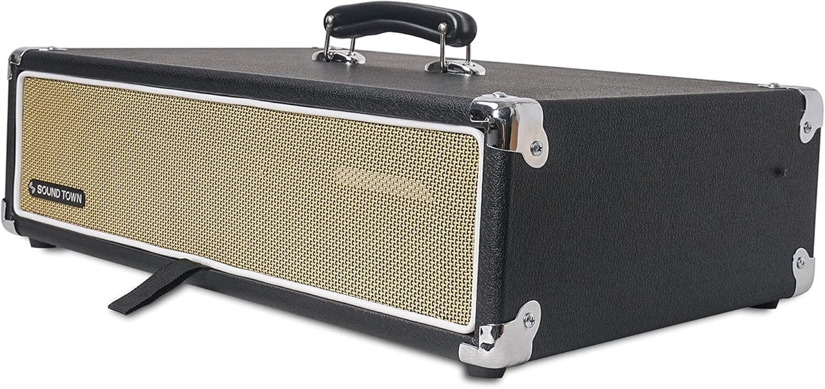 2U Amp Rack Case, 12.5 Depth, Black H12098