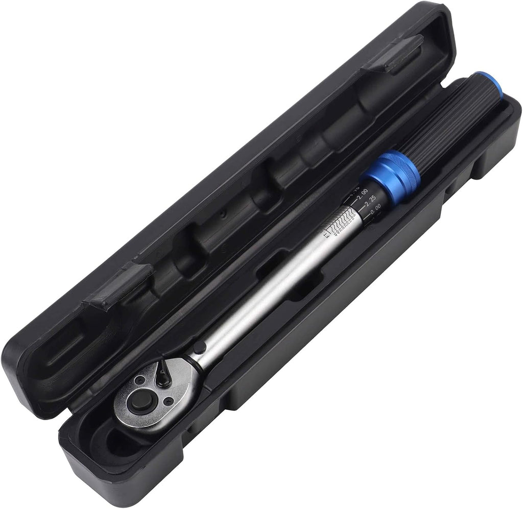 3/8-Inch Drive Click Torque Wrench, 2.5～45 Ft-Lbs, Preset, Dual Torque Scales, Pack of 2 I493