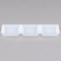 White Plastic Sectional Tiny Tray L864