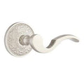 Satin Nickel Half Dummy Door Lever with Rose N714513