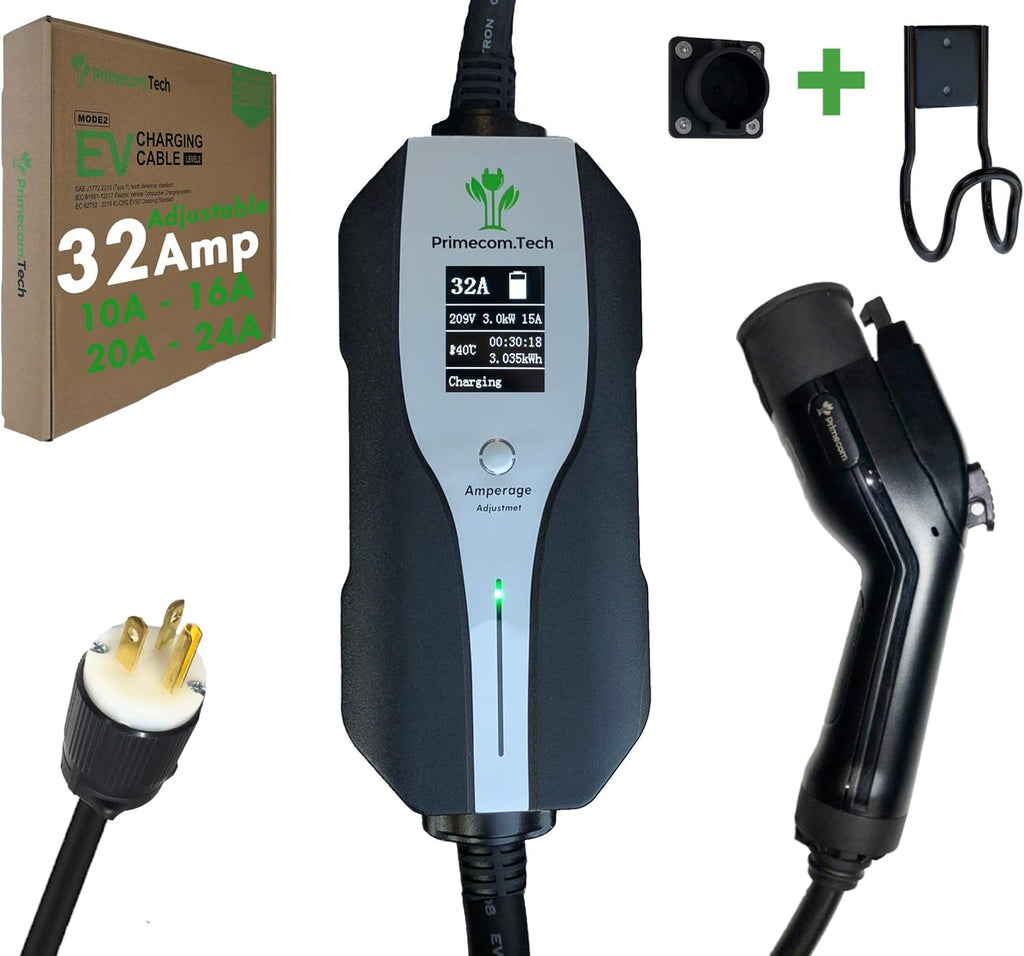 Level 2 Electric Vehicle Charger with 30Ft Cable F559797