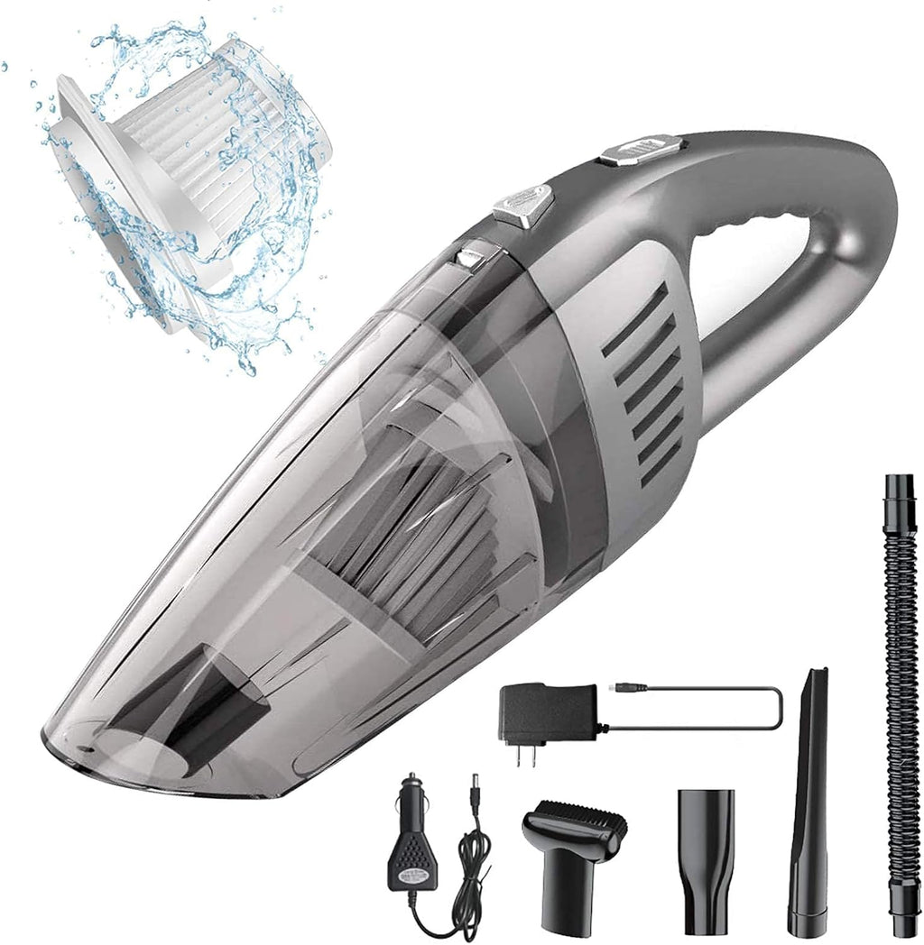 Portable Cordless Car Handheld Vacuum Cleaner, 8000PA, 120W, Wet & Dry Use G75003