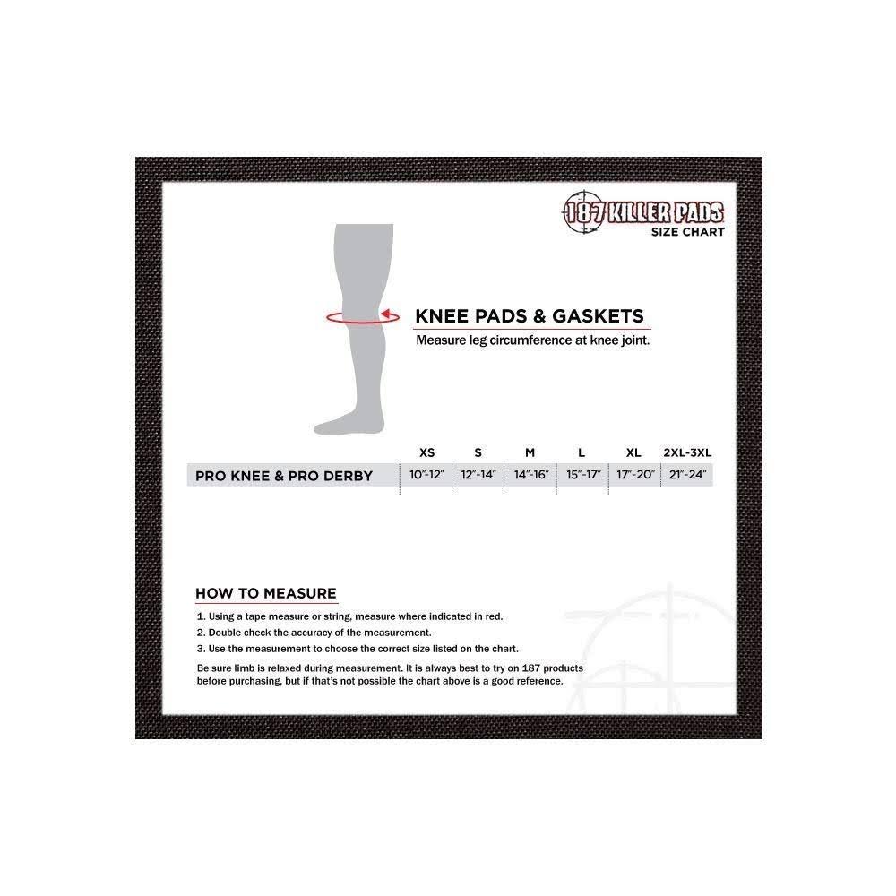 Black Pro Derby Knee Pads I921