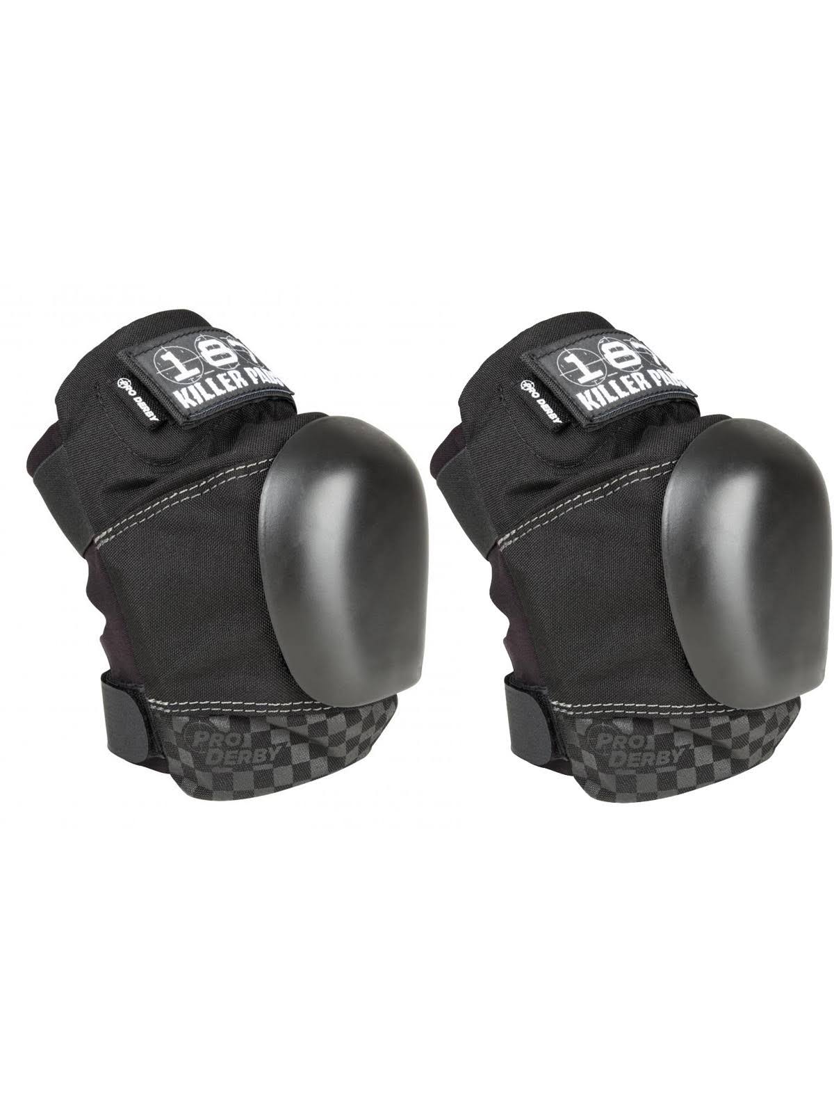 Black Pro Derby Knee Pads I921