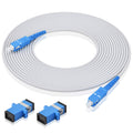 Fiber Optic Patch Cable SC to SC, Single Mode OS1 9/125um, 1M E589140