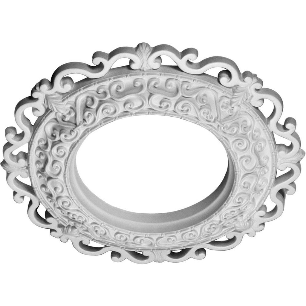 Hand-Painted Americana Crackle Ceiling Medallion N508