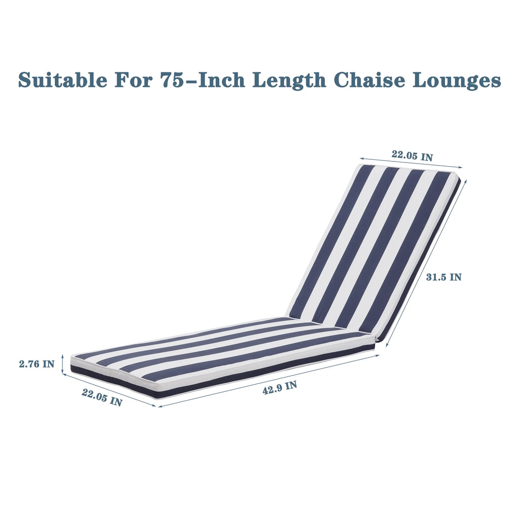 Outdoor Lounge Chair Cushion Replacement Patio Seat Cushion C46611