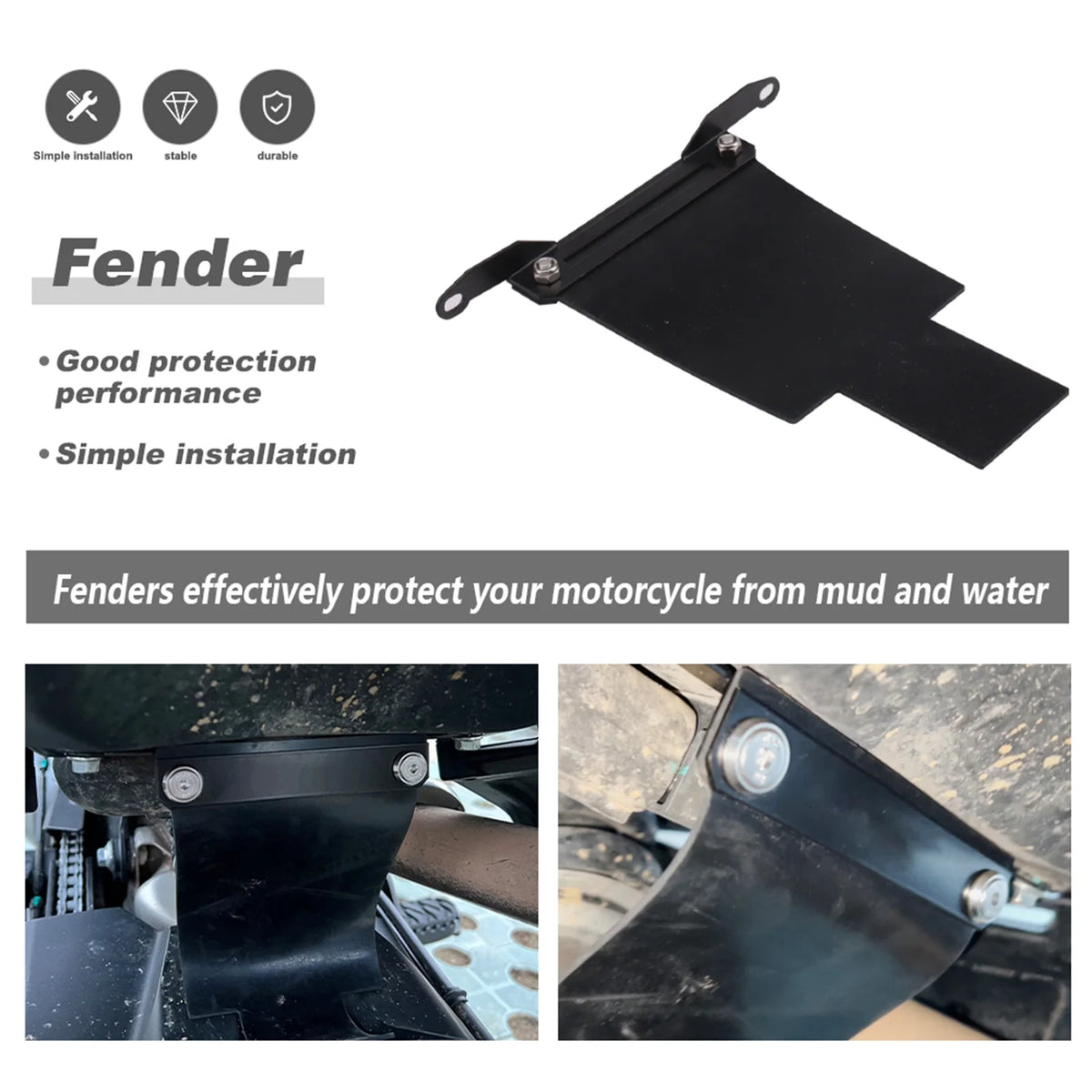 Motorcycle Rear Mudguard Dust Cover Y691984