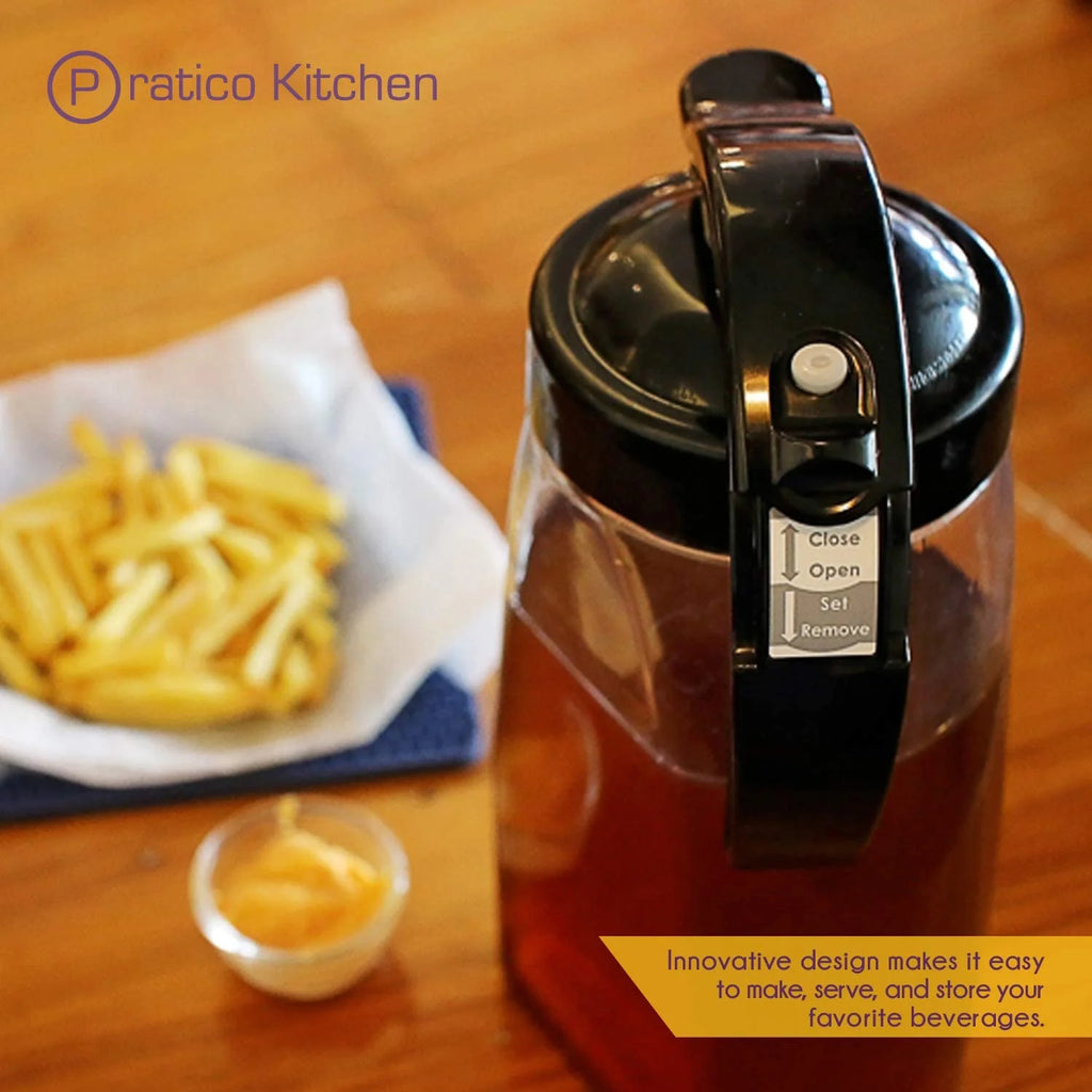Black Airtight Pitcher E412