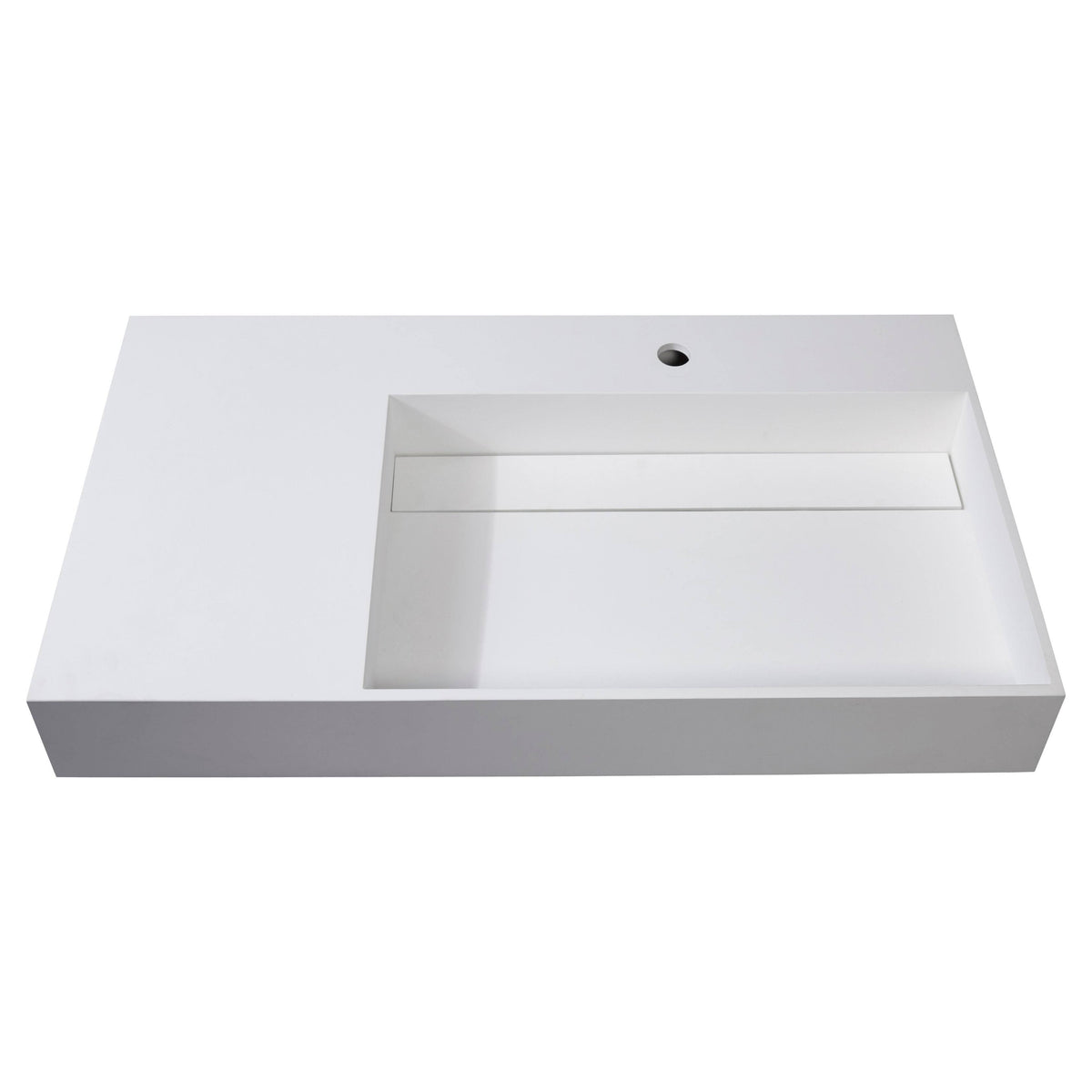Black Wall Mounted Sink A8545