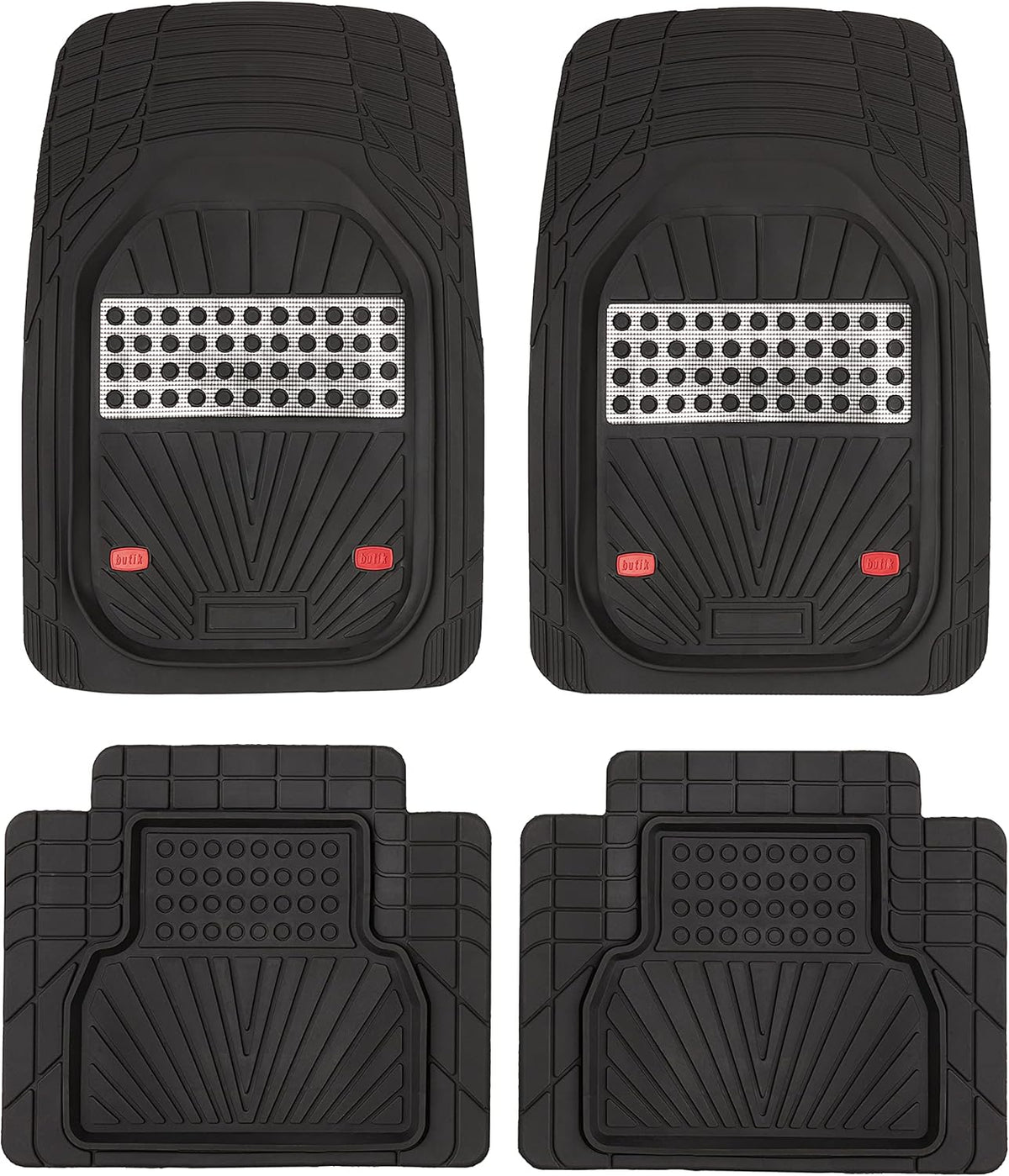 Red SUV Car Automotive Floor Mat 5-Piece Set K108832