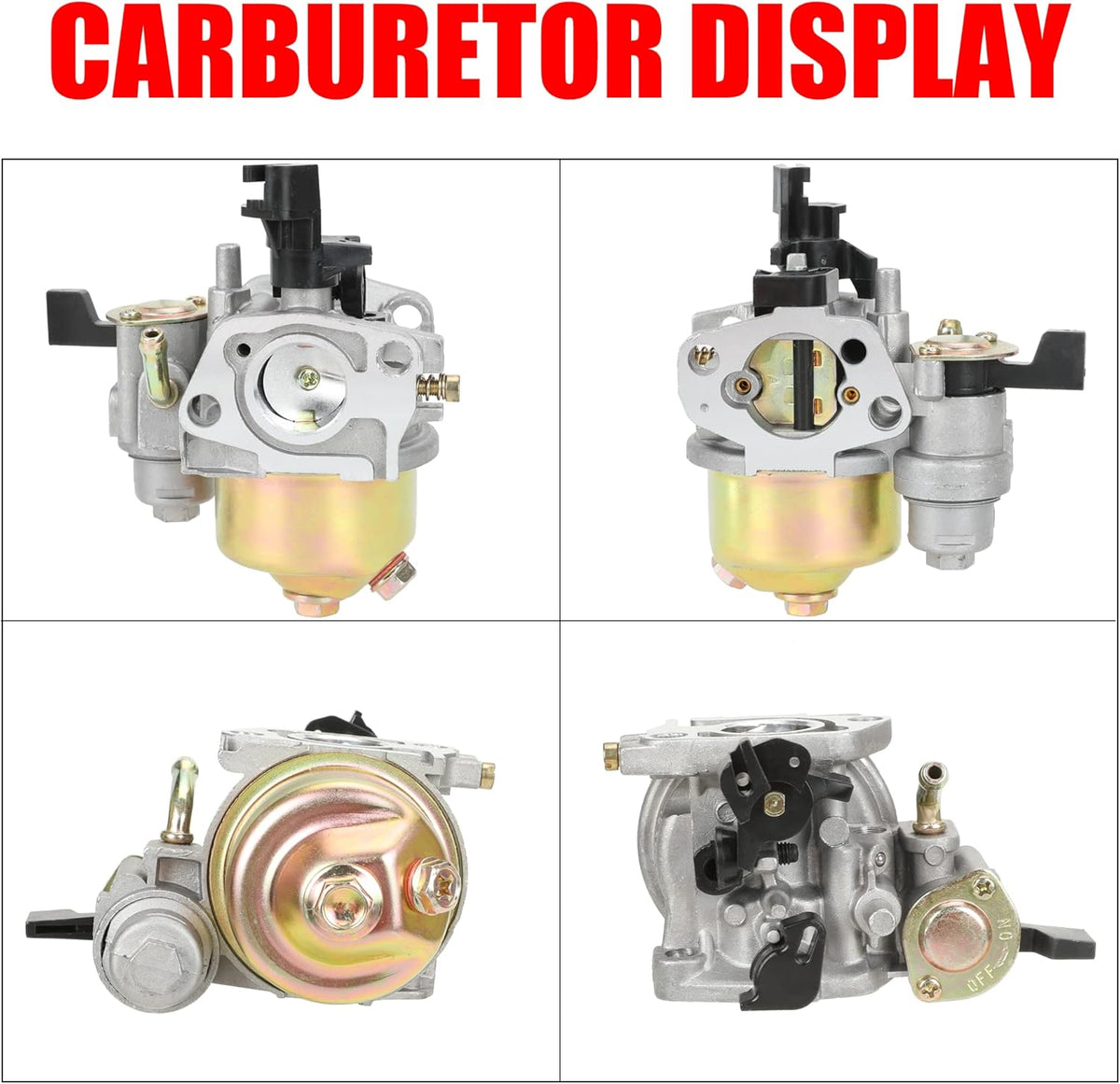 Upgrade Carburetor Air Filter Adapter Exhaust Pipe Muffler Jet Stage 2 Kit for Non-Hemi Predator 212cc 196cc 6.5Hp Mini Bike Go Kart Performance Parts T606374