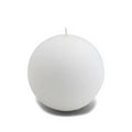 White Ball Candles 12 Pcs A663