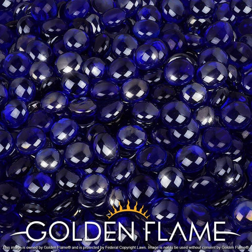 10-Pound Caribbean Blue Fire Glass M31797