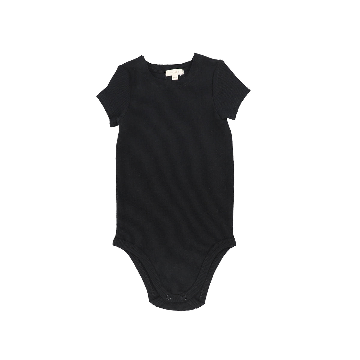 Lil Legs Ribbed Onesie - Black