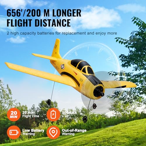 2.4GHZ 4 Channel RC Airplane with 2 Batteries D80087