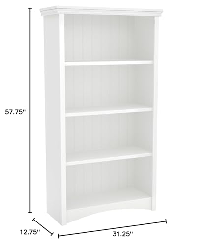 Gray Maple 4-Shelf Bookcase F890440