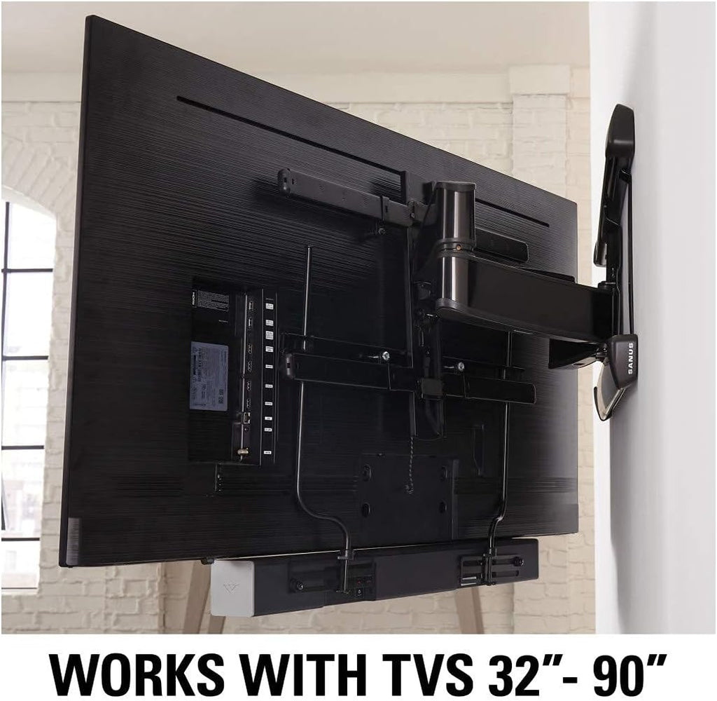 Soundbar Mount Bracket, Height & Depth Adjust, Supports Sound Bars Up To 20 lbs, Pack of 2 R96125