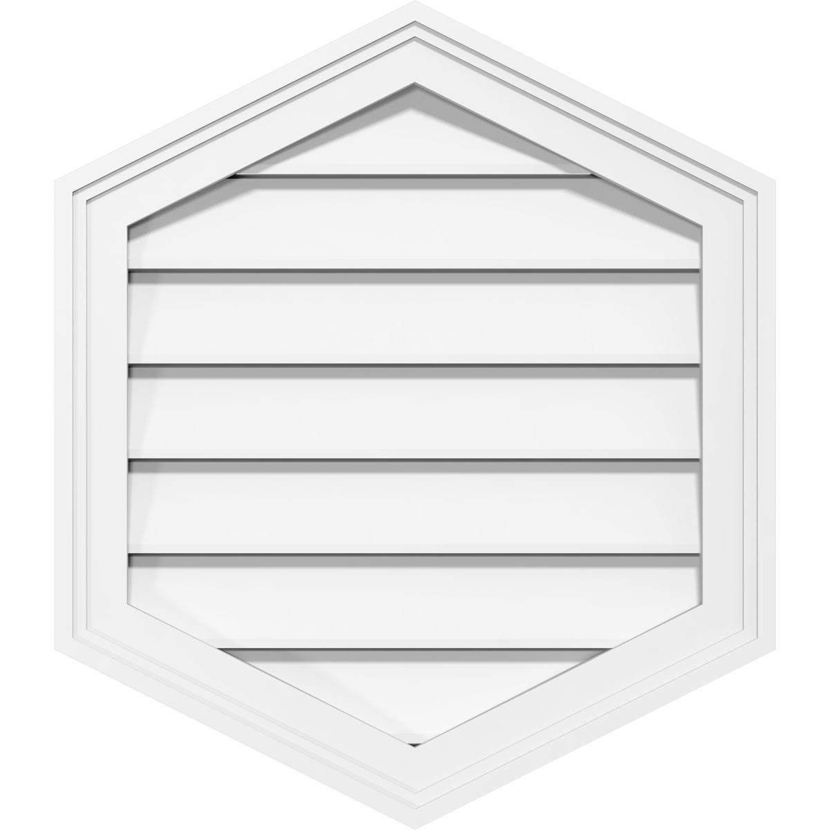 18x22W x 34x22H PVC Gable Vent V90486